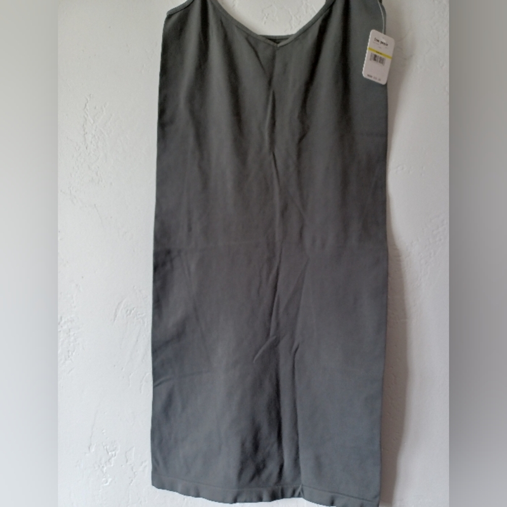 Free People gray slip mini dress - Picture 3 of 8
